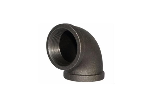 3 Inch 90 Degree Malleable Iron Elbow NPT Female Threaded Elbow For Water Industry