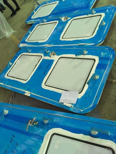 Puerta hermética marina de aluminio de la sola hoja del remolcador con la aprobación de LR