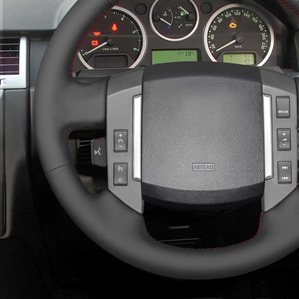 Car Accessories Custom Color Hand Stitched Genuine Leather Steering Wheel Cover for Land Rover Freelander 2 II LR2 (L359)