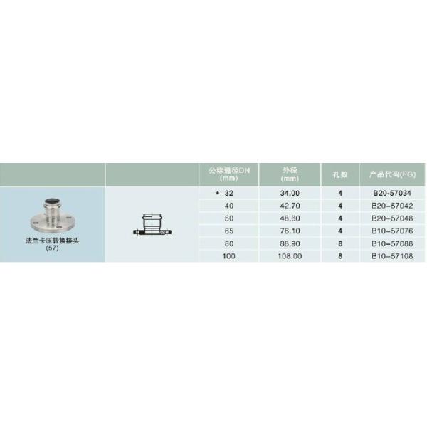 V Type Inox Press Fittings Integrated Food Grade Original Metal Color