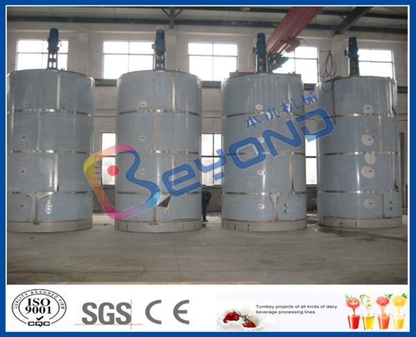 ISO 5T - depósito de leite de aço inoxidável do grande armazenamento exterior do leite 30T com SUS304 SUS316L