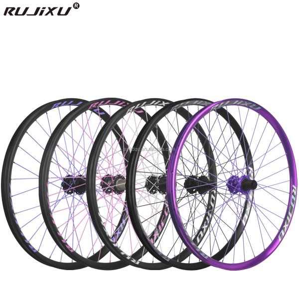 Aluminium Alloy 29er Mtb Wheelset Rainbow Mark BMX Disc Brake Black Ring