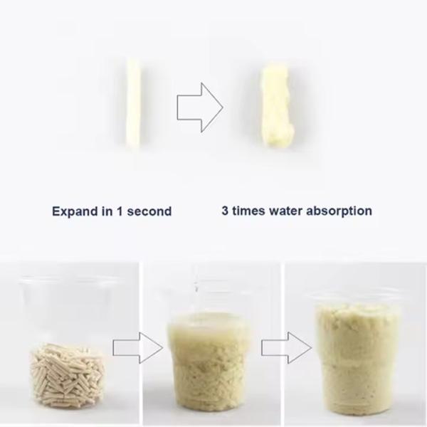OEM Tofu Cat Litter Strong Water Absorption 100% Dust Free Pure Natural Cat Litter