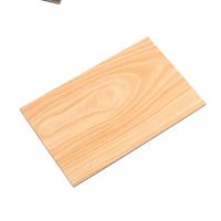 Prenda impermeable resistente al calor del panel compuesto de aluminio de madera anticorrosivo