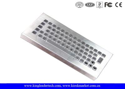 65 Keys Industrial Desktop Keyboard Stainless Steel With IP65 To IP68