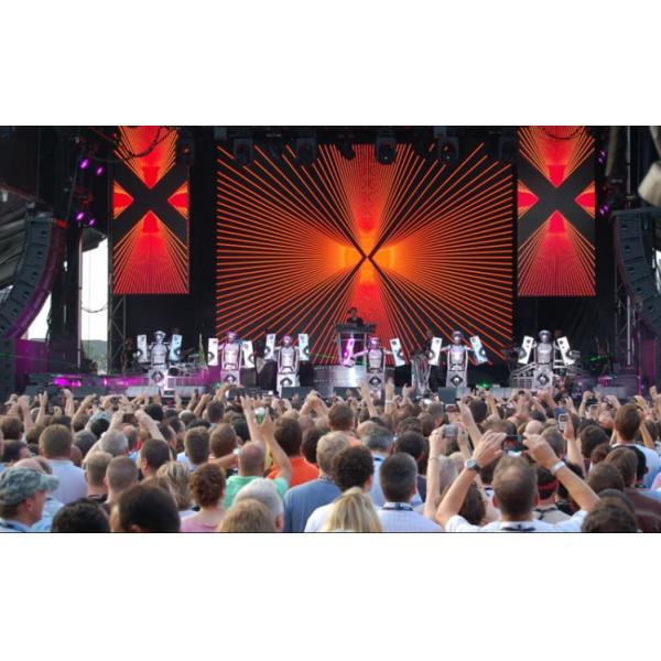 Outdoor 3.91mm Concert LED Screens Rendering Full Color 500mmx1000mm Cabinet