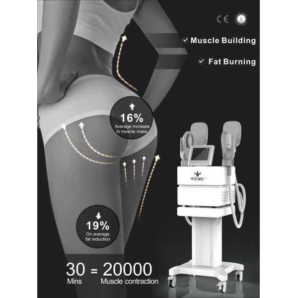 Аппарат для укрепления мышц и подтяжки ягодиц Hiemt Ems с 4 манипулами, 7 Тесла, для похудения и коррекции фигуры