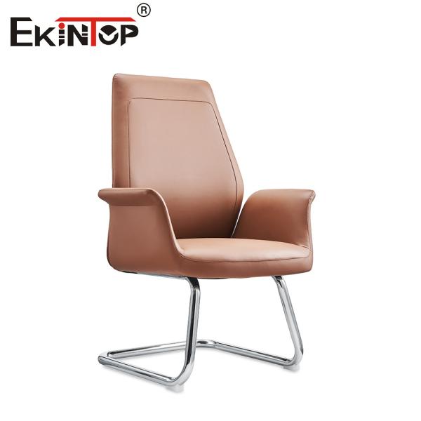 Cadeira de escritório de couro sofisticada de luxo Altura ajustável