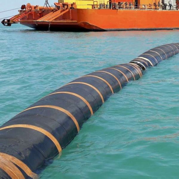 Customized Length Floating Dredge Pipe High Capacity Marine Pipeline OEM Color