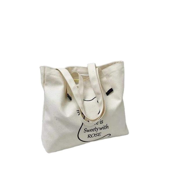 Versatile and Eco-Friendly Custom Cotton Canvas Grocery Bag Beach Tote Shopping
