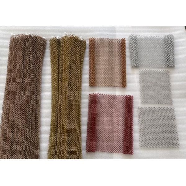 Maille de décoration de chaîne en aluminium de couleur bronzée de longueur de la taille 0.6M 170M pour le rideau