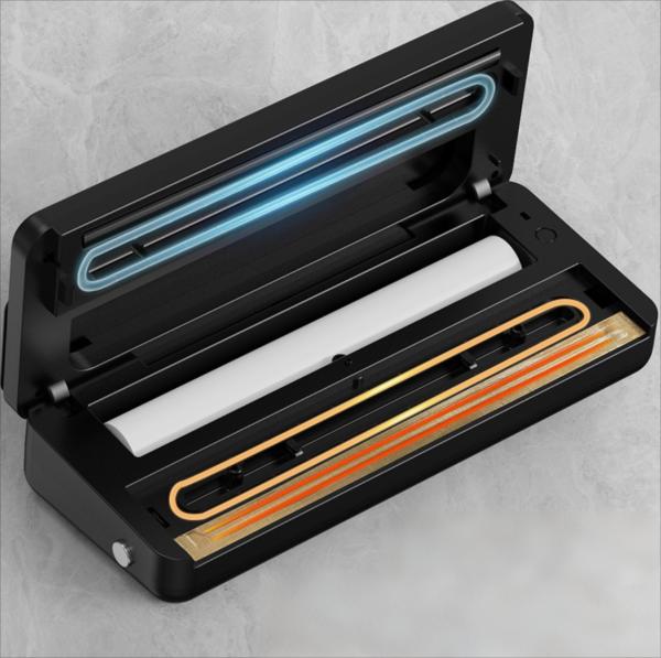Compact Vacuum Sealer Machine 200W Strong Suction  Dry / Wet Mode Built In Cutter