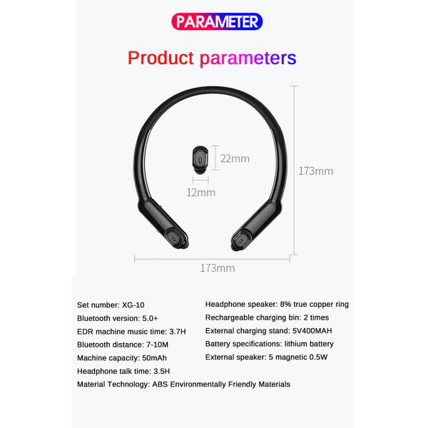 Los auriculares de Tws Bluetooth se divierten las auriculares inalámbricas de alta fidelidad del juego de la cancelación de ruido de los auriculares (radio portátil incluyendo del cuello)