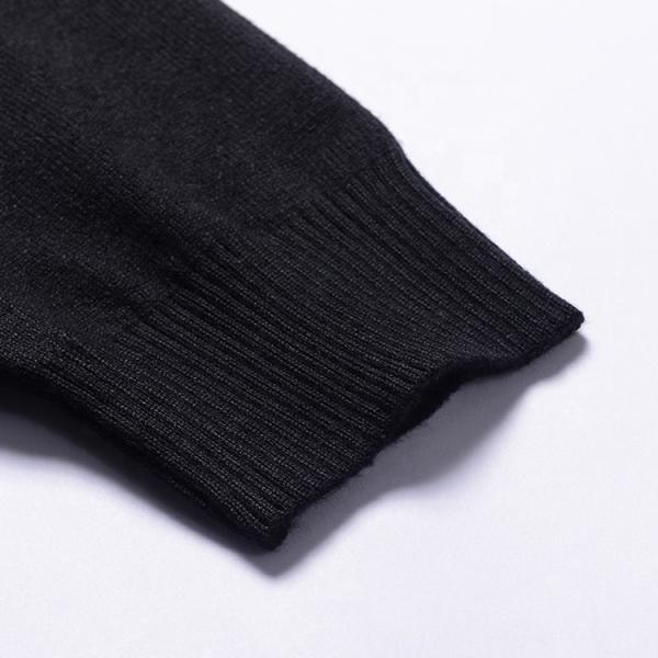 Wool Mens Warm Winter Sweaters / Crew Neck Sweater For Business Casual
