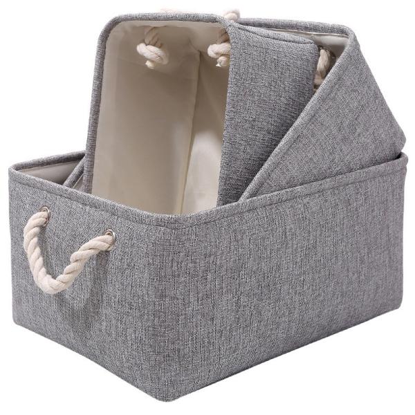 Storage Convenience at Its Finest Foldable Blanket Storage Bags with Lids and Handles