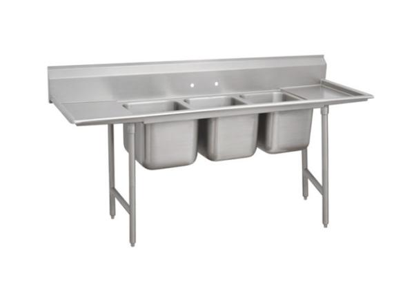 Acid / Alkali Resistant Commercial Stainless Steel Sink For Restaurant / Hospital