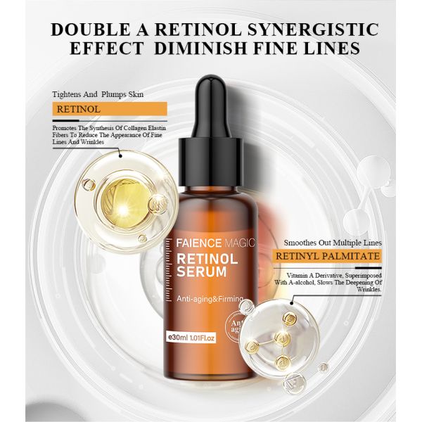 FAIENCE MAGIC OEM Hyaluronic Acid and Retinol Whitening Moisturize Friming Retinol Serum Skin Care Products