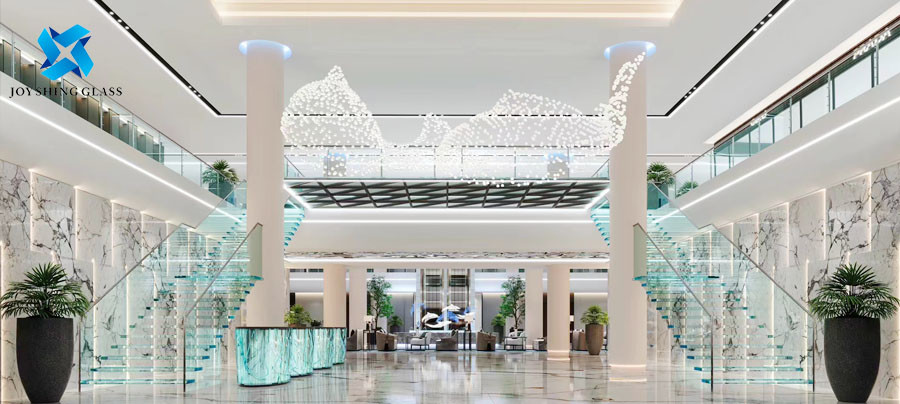 Steel structure Glass staircase pictures Решения для стеклянных лестниц