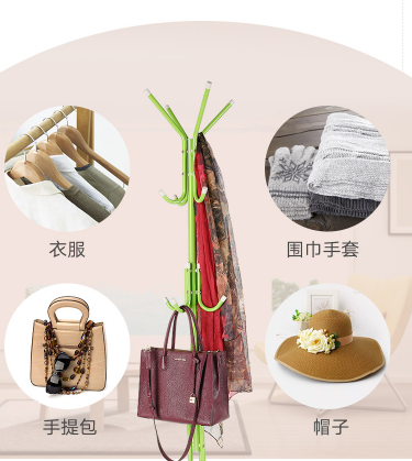 Round Tube 10kg Steel Clothes Hanger , Three Tier Steel Pipe Clothes Rack