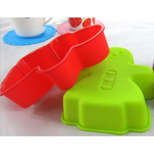 Odorless Silicone Kitchenware Products Chocolate Santa Molds For Homemade Cake