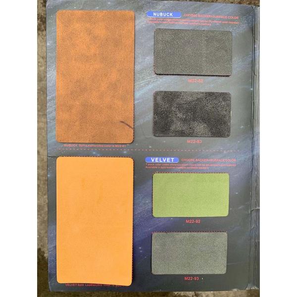 Recycle Artificial Leather Fabric , SGS Faux Leather Eco Friendly 2000 G/M