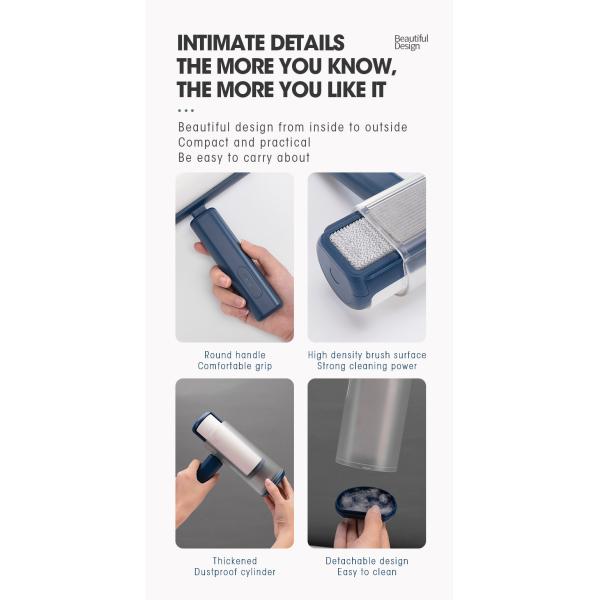 Household Cleaning Portable Pet Hair Tape Roller Sticky Lint Tape Roller