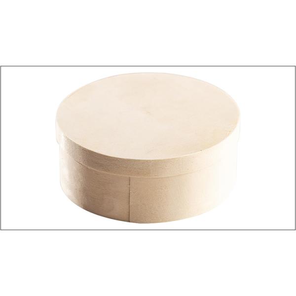 Custom Logo Poplar Bark or Custom Round Wood Veneer Fruits Container for Eco-friendly