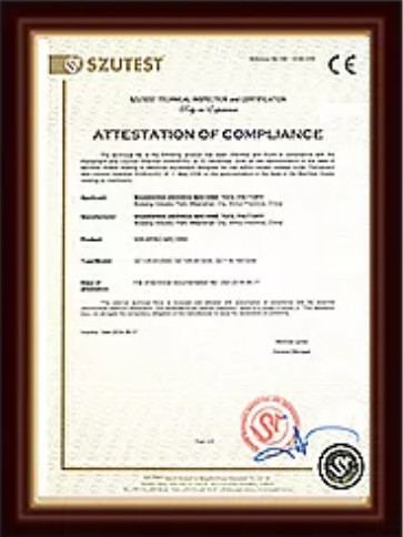 PSL (WUHAN) SMART EQUIPMENT CO.LTD. Сертификации