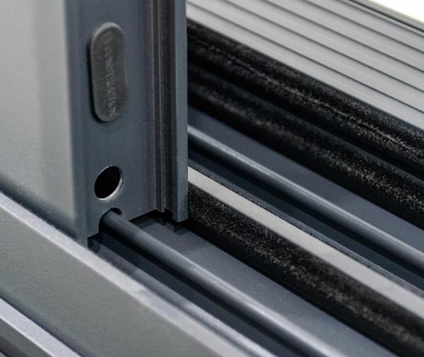 Exterior 4 Panel Aluminium Sliding Patio Doors Sliding Double Glazed 40Db Soundproof