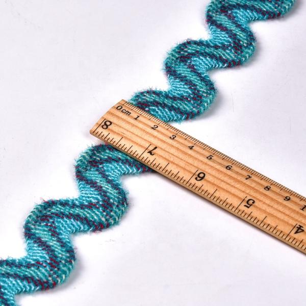 Отделка ленты зигзага шнурка полиэстера 2cm одежды