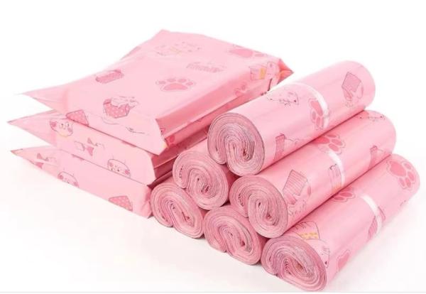 60um Compostable Poly Bags Poly Mailers Bag For Delivery Packaging