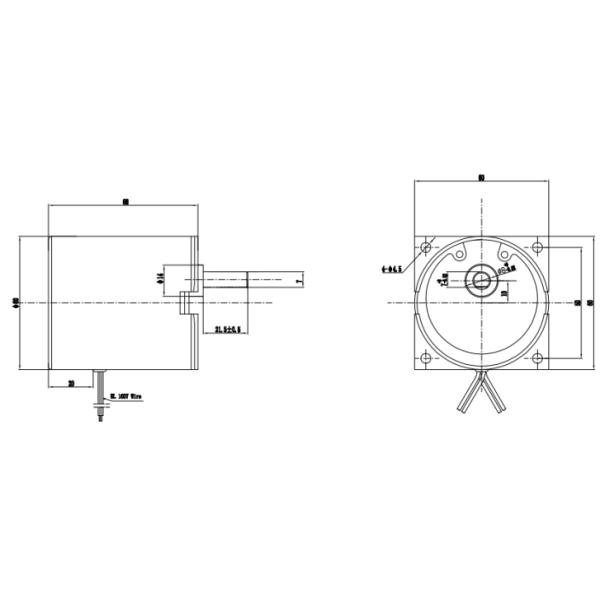 Мотор SM6068 20 нержавеющей стали одновременный - 30rpm