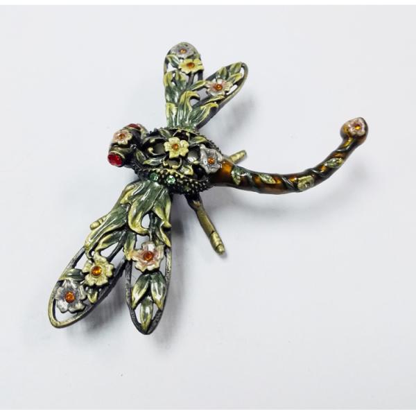 Fashion  Dragonfly Metal Jewelry Box Dragonfly trinket box