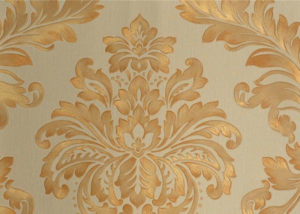 Modern Style PVC Damask Low Price Wallpaper for Office / House Decoration , SAC CE