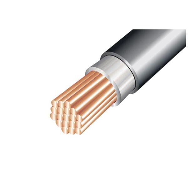 Alambre eléctrico del PVC del cobre, solo cobre Conductor1.5mm2~300mm2 del cable de la base del PVC