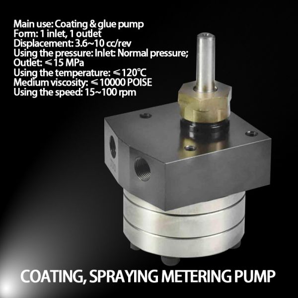15MPa High Pressure Gear Metering Pump for High Viscosity Paint & Adhesive Spraying