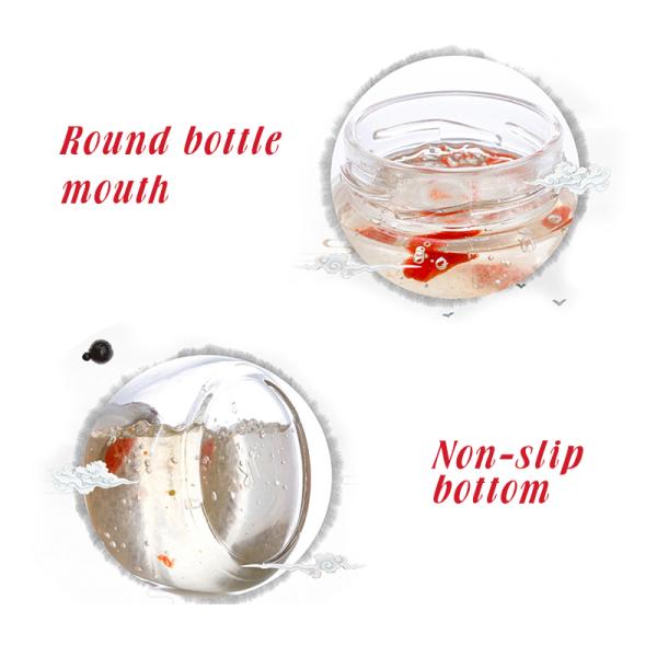 LFGB Hexagon 120ml 150ml Glass Honey Jars Food Storage Container