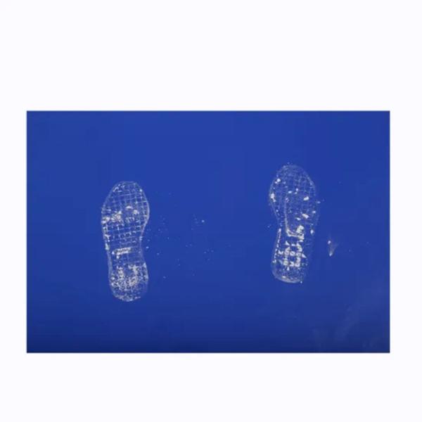 Disposable Peel Off Cleanroom Blue PE Film Sticky Mat 30 Layers