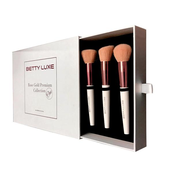 Оптовая упаковывая доставка обойм щетки макияжа изготовленная на заказ кладет белые коробки в коробку отправителя