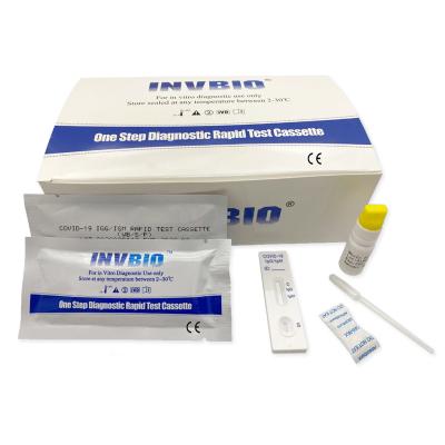 Teste coloidal Kit Home Use do anticorpo de Covid 19 Ab IgG IgM do ouro