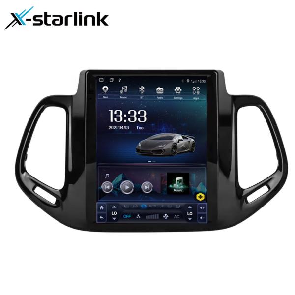 2016-2019年 ジープ コンパス カーラジオ 360 パノラマナビ 9.7インチ アンドロイド画面