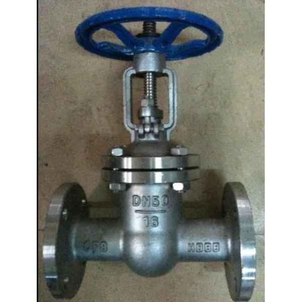 GB Standard PN16 Flanged Ends Cast Steel Gate Valve For Oil Industry