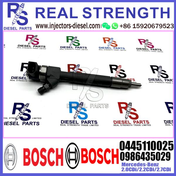 Injetor comum 0445110025 A611070068780 A611070068738 do trilho do combustível diesel para o motor de Mercedes-Benz 2.0CDi/2.2CDi/2.7CDi