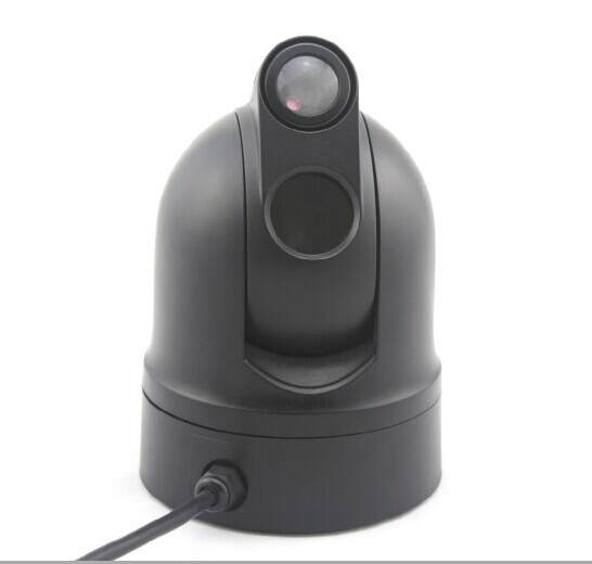 AHD CMOS Sensor IP66 Waterproof Mini Dome Police Car Ptz Camera With Laser