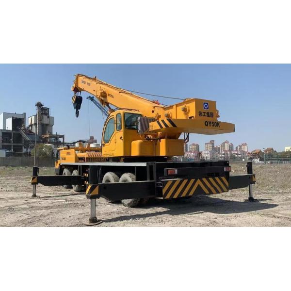 XCMG QY50K-II 50 tonnes de camions d'occasion grue de grande capacité camions à rampe utilisés