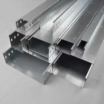 Non Flammable Fire Resistance Galvanized Wall Mounted Cable Tray Installation Method