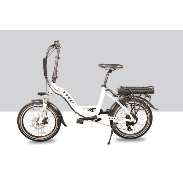TUV EN15194 Battery Powered Folding Bike 36V 10Ah Li Ion Battery