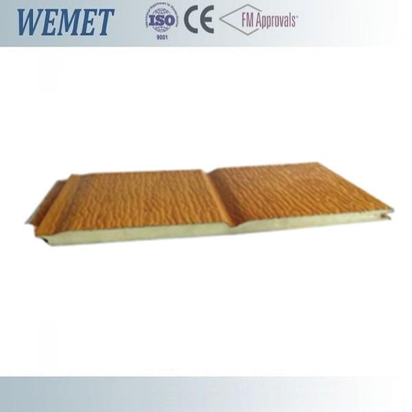 16mm thickness metal facade polyurethane foam decorative exterior wall panel customized