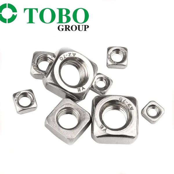 M3 M4 M5 M6 M8 M10 M12 Din 557 Stainless Steel 304 Threaded Square Nuts