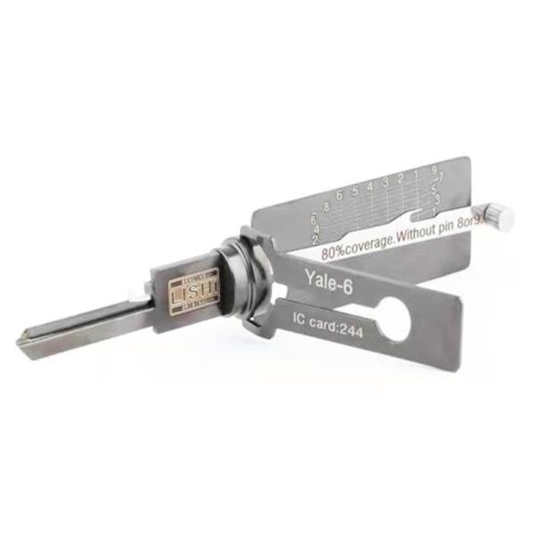 formation de serrurier outils kit Lishi outils Yale-5 Yale-6 cisa-5 serrure piquer 2-IN-1 Pick